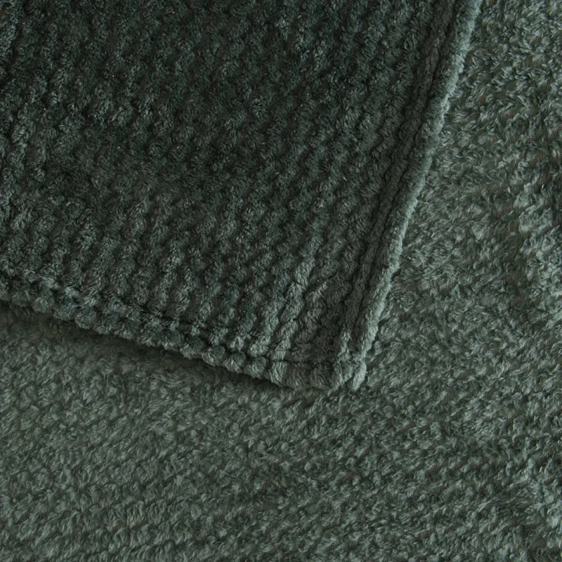 Manta Aura Flannel Fleece / Verde - Mashini - Imagen 2