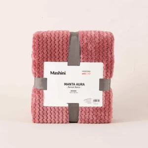 Manta Aura Flannel Fleece / Coral - Mashini