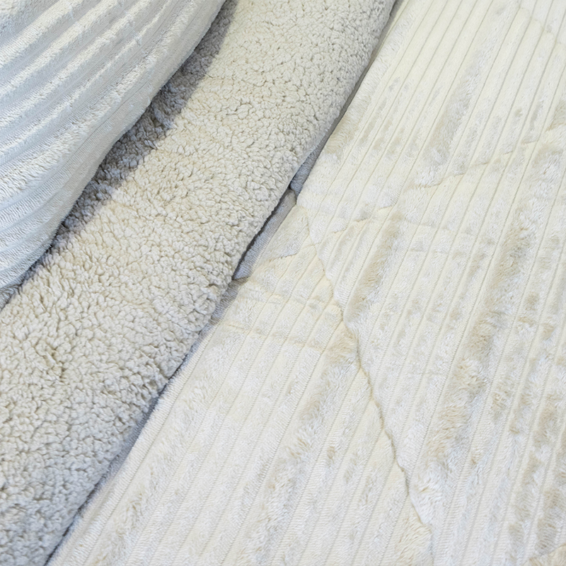 Cubrecama Cotelonni Sherpa 1.5 Plazas / Beige - Doral - Imagen 2