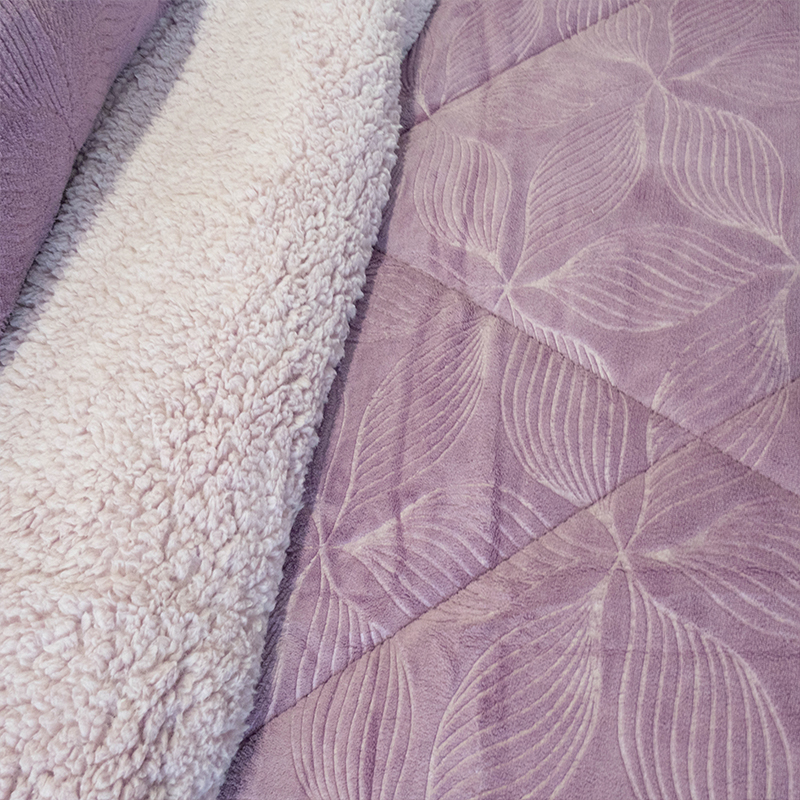 Cubrecama Outboss Deluxe Sherpa 2.5 Plazas / Rosa Viejo - Doral - Imagen 5