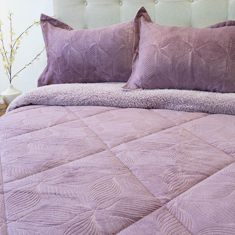 Cubrecama Outboss Deluxe Sherpa 2.5 Plazas / Rosa Viejo - Doral - Imagen 6