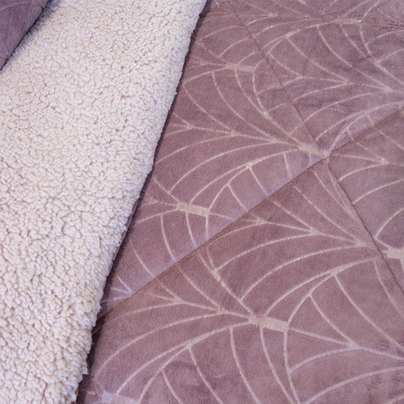 Cubrecama Outboss Deluxe Sherpa 2.5 Plazas / Rosa Viejo - Doral - Imagen 2