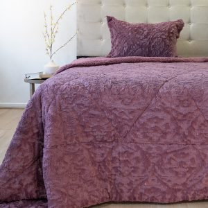 Cubrecama Plush Deluxe Sherpa 1.5 Plazas / Obispo - Doral