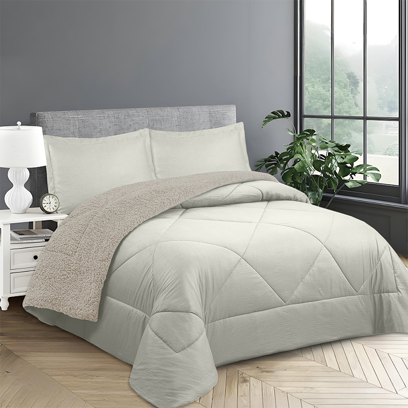 Plumón Outboss Deluxe Sherpa 1.5 Plazas / Beige - Doral - Imagen 2