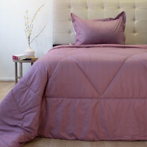 Plumón Outboss Deluxe Sherpa 1.5 Plazas / Rosa Viejo - Doral