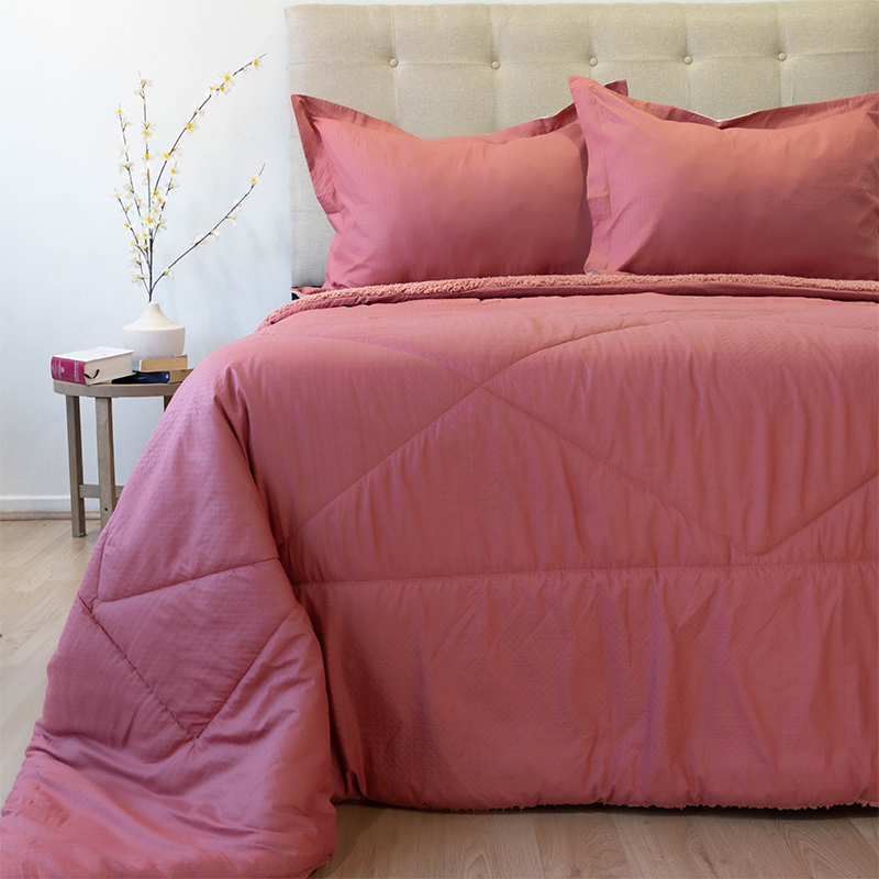 Plumón Outboss Deluxe con Sherpa 2 Plazas / Coral - Doral