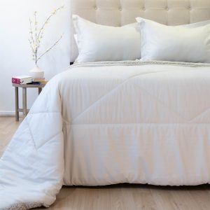 Plumón Outboss Deluxe con Sherpa 2.5 Plazas / Beige - Doral