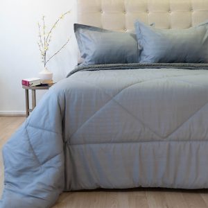 Plumón Outboss Deluxe con Sherpa 3 Plazas / Gris - Doral