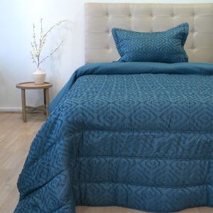 Plumón Touch Deluxe 1.5 Plazas / Azul - Doral