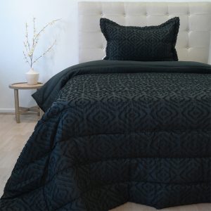 Plumón Touch Deluxe 1.5 Plazas / Negro - Doral