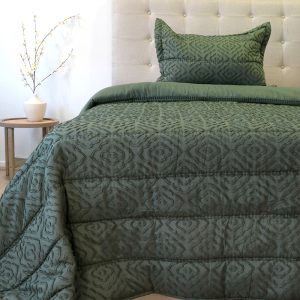 Plumón Touch Deluxe 1.5 Plazas / Verde - Doral