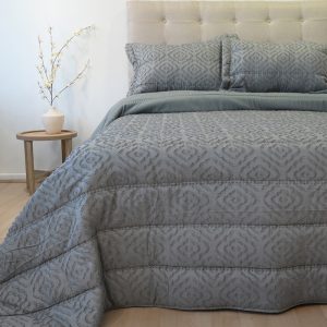 Plumón Touch Deluxe 2 Plazas / Gris - Doral