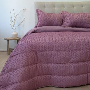 Plumón Touch Deluxe 2 Plazas / Rosa Viejo - Doral