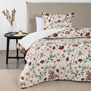 Quilt Estampado con Sherpa 1.5 Plazas / Ema - American Family