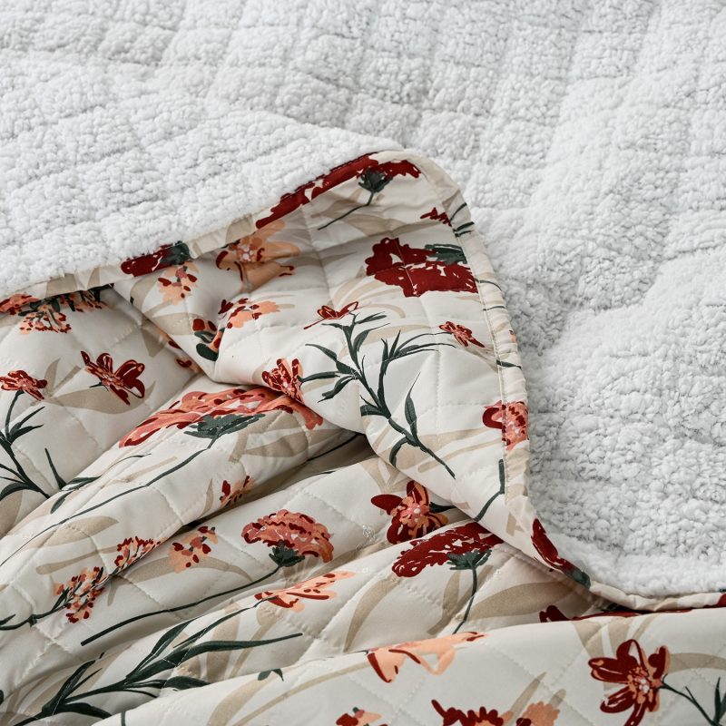 Quilt Estampado con Sherpa 2.5 Plazas / Ema - American Family - Imagen 2