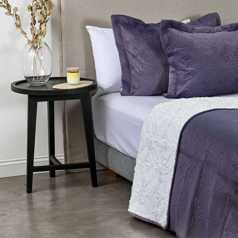 Quilt Velvet con Sherpa 2 Plazas / Malva- American Family - Imagen 4