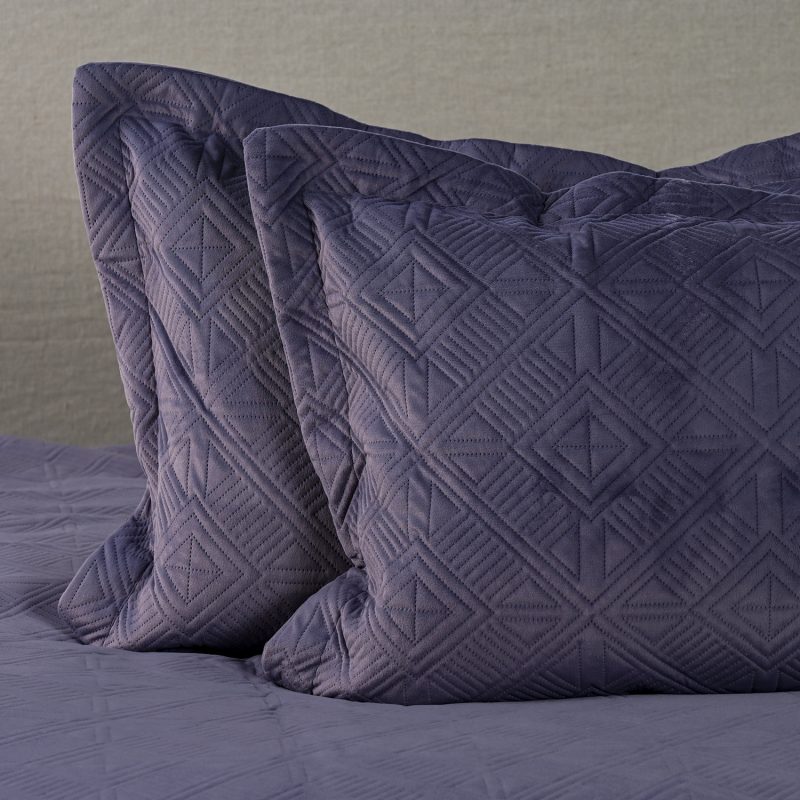 Quilt Velvet con Sherpa 2 Plazas / Malva- American Family - Imagen 3