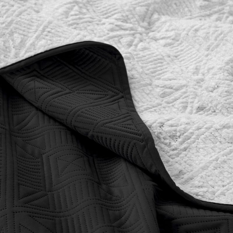 Quilt Velvet con Sherpa 2.5 Plazas / Grafito - American Family - Imagen 2