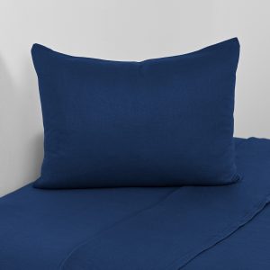 Sábana De Polar Lisa 1 Plaza / Azul - American Family