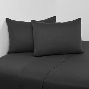 Sábana De Polar Lisa 2 Plazas / Grafito - American Family