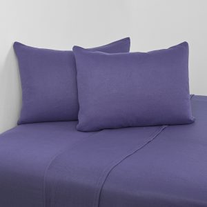 Sábana De Polar Lisa 2 Plazas / Malva  - American Family