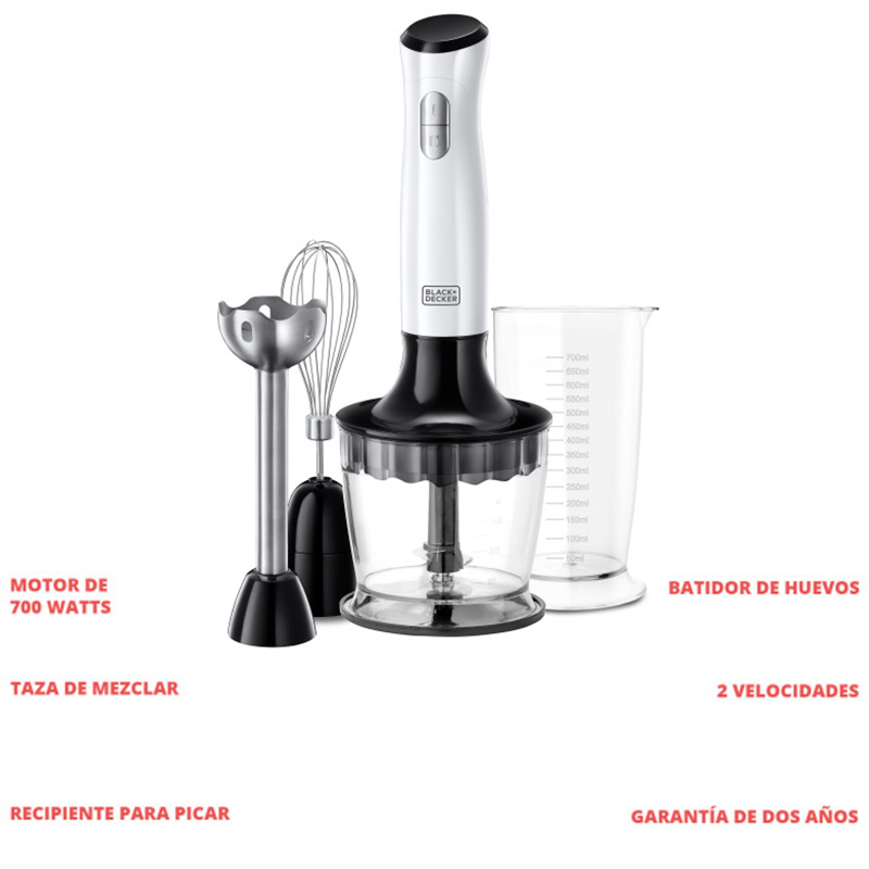 Batidora de Inmersión HB24710-CL - Black&Decker - Imagen 5