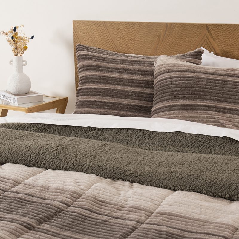 Plumón Corduroy Sherpa King / Líneas Visón - Mashini - Imagen 3