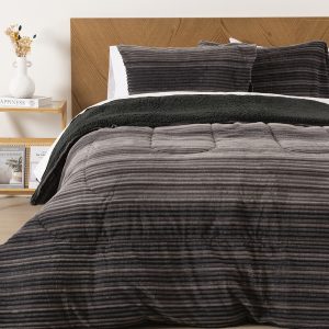 Plumón Corduroy Sherpa King / Líneas Marengo - Mashini