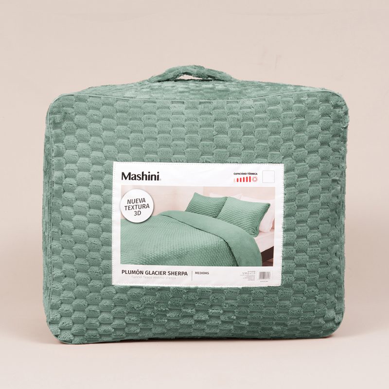 Plumón Glacier Sherpa King / Verde - Mashini - Imagen 4