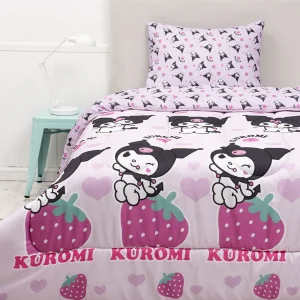 Plumón Reversible 1.5 plazas / Kuromi Frutillas - Mashini