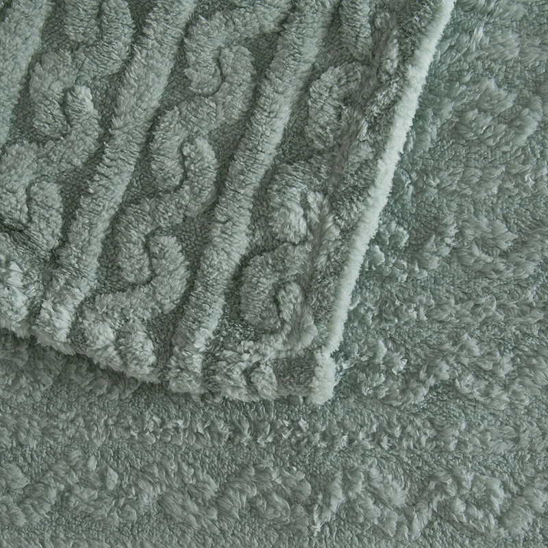 Manta Patagonia Jacquard Sherpa / Oliva - Mashini - Imagen 2