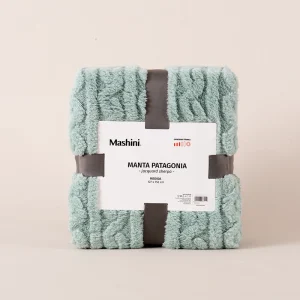Manta Patagonia Jacquard Sherpa / Oliva - Mashini
