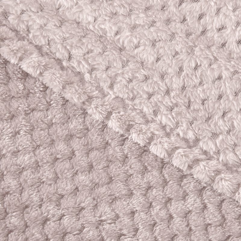 Frazada Pop Corn Sherpa Jacquard 2 Plazas / Rosa - Mashini - Imagen 2