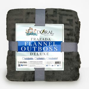 Frazada Flannel Outboss Deluxe 2 Plazas / Marengo - Doral