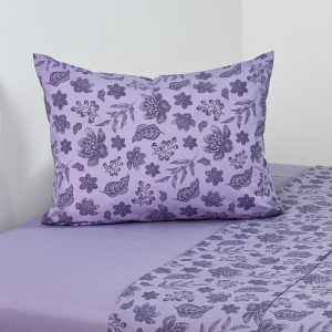 Juego de Sábanas Estampadas 144 Hilos 1.5 Plazas / Lavande - American Family