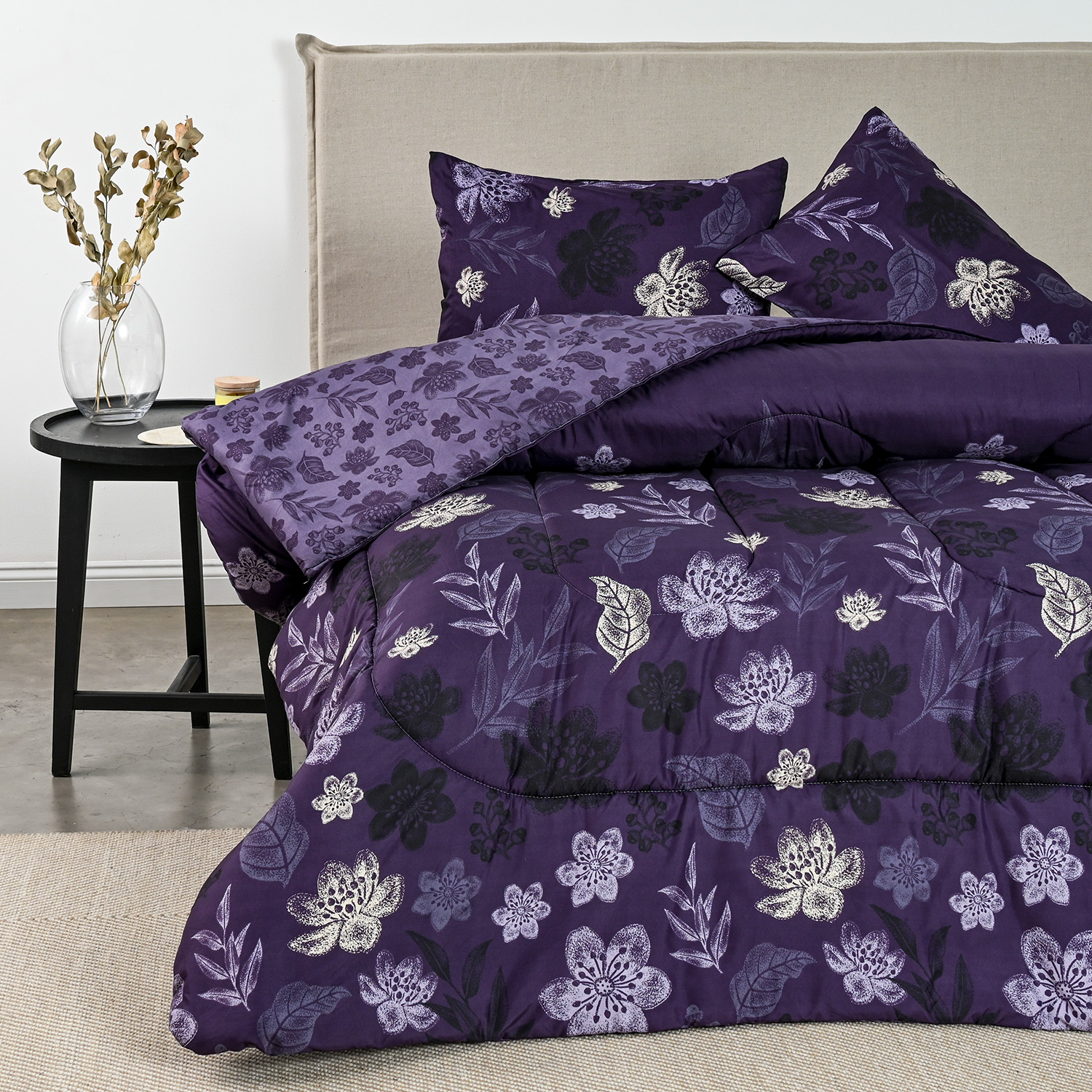 Plumón Estampado 2.5 Plazas / Lavande - American Family