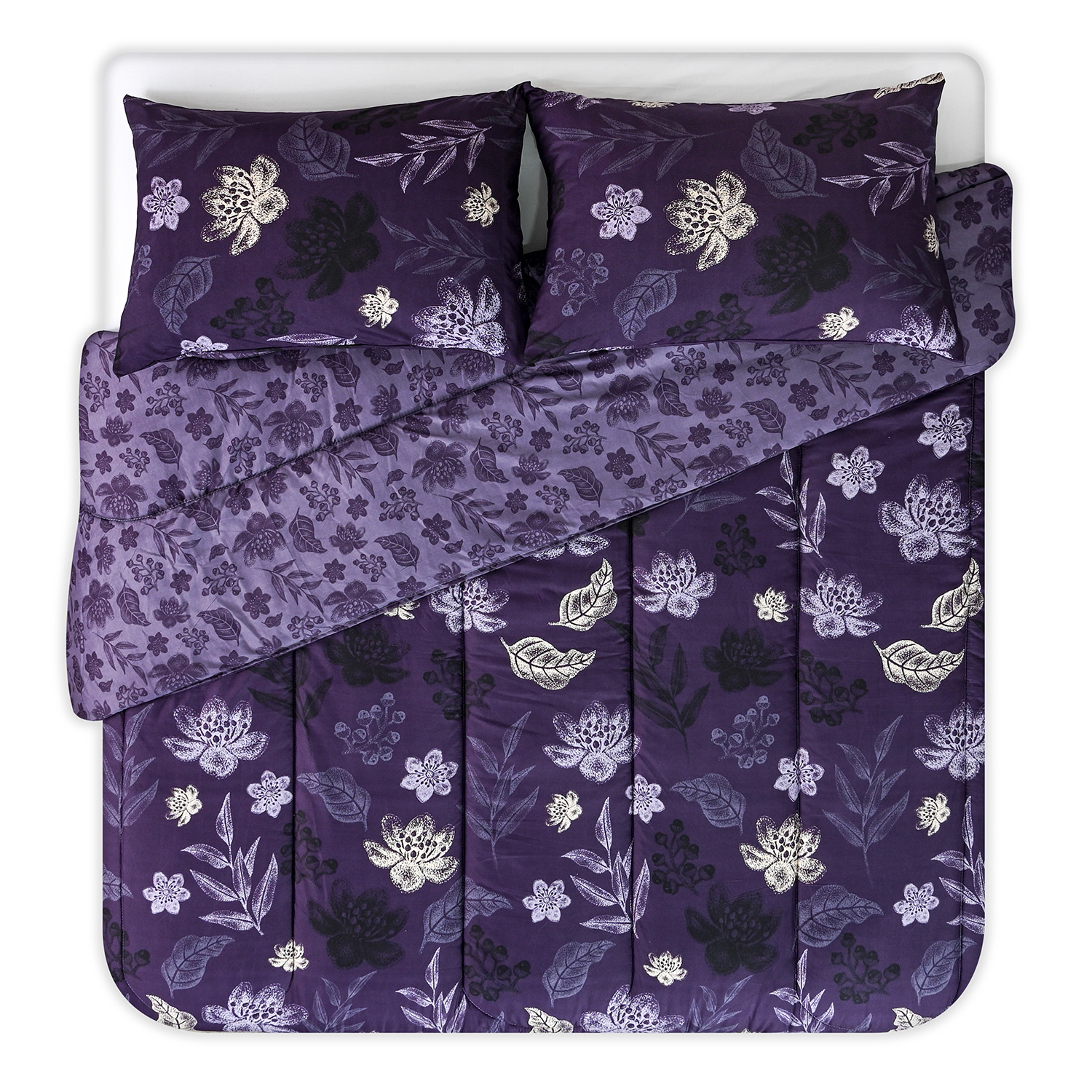 Plumón Estampado 2.5 Plazas / Lavande - American Family - Imagen 3