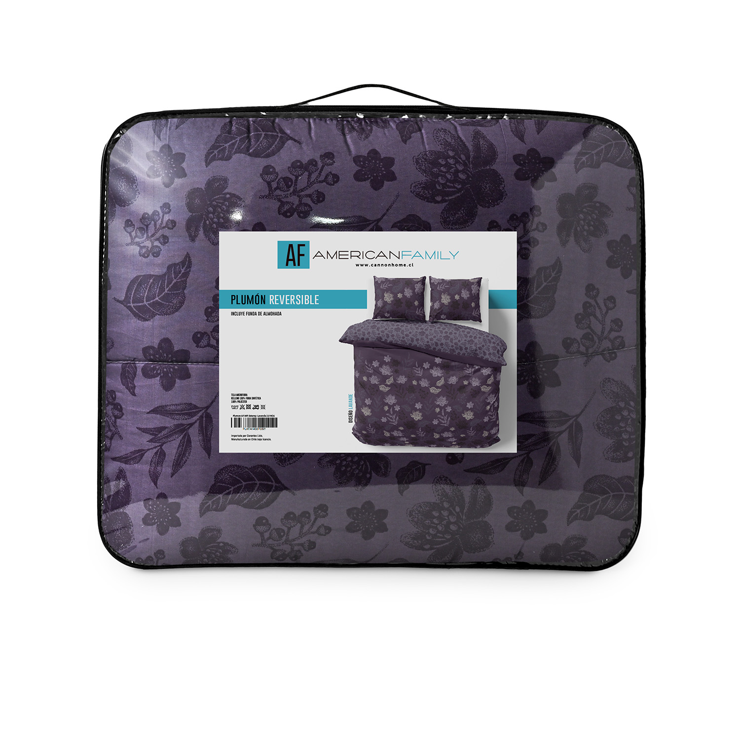 Plumón Estampado 2.5 Plazas / Lavande - American Family - Imagen 7