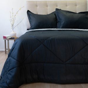 Plumón Outboss Deluxe con Sherpa 2 Plazas / Negro - Doral