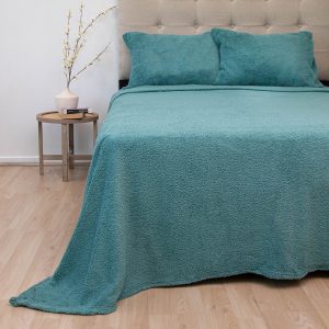 SABCHIL25AZPET Juego Sábana Chiporro Lisa 2,5 pza - Azul Petroleo