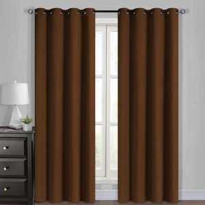 Set Cortinas BlackOut Sinfonía / Chocolate - Chantilly