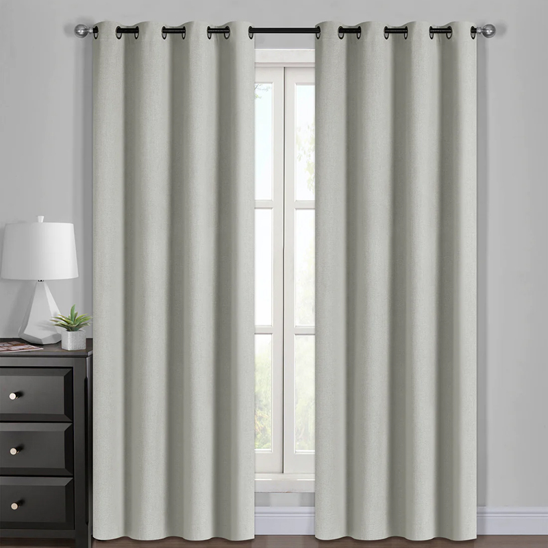 Set Cortinas BlackOut Sinfonía / Gris Perla - Chantilly