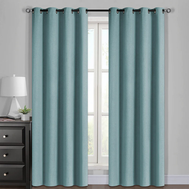 Set Cortinas BlackOut Sinfonía / Turquesa - Chantilly