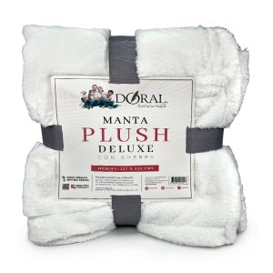 Manta Plush Sherpa / Blanco - Doral