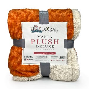 Manta Plush Sherpa / Salmón - Doral