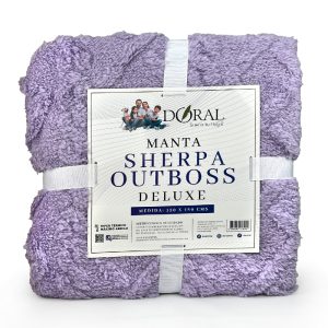 Manta Sherpa Outboss Deluxe / Morado - Doral