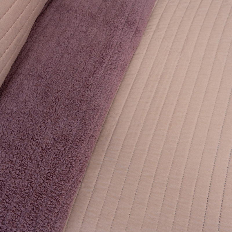Quilt Hotpress Sena Con Sherpa 1.5 Plazas / Rosa Viejo - Doral - Imagen 2