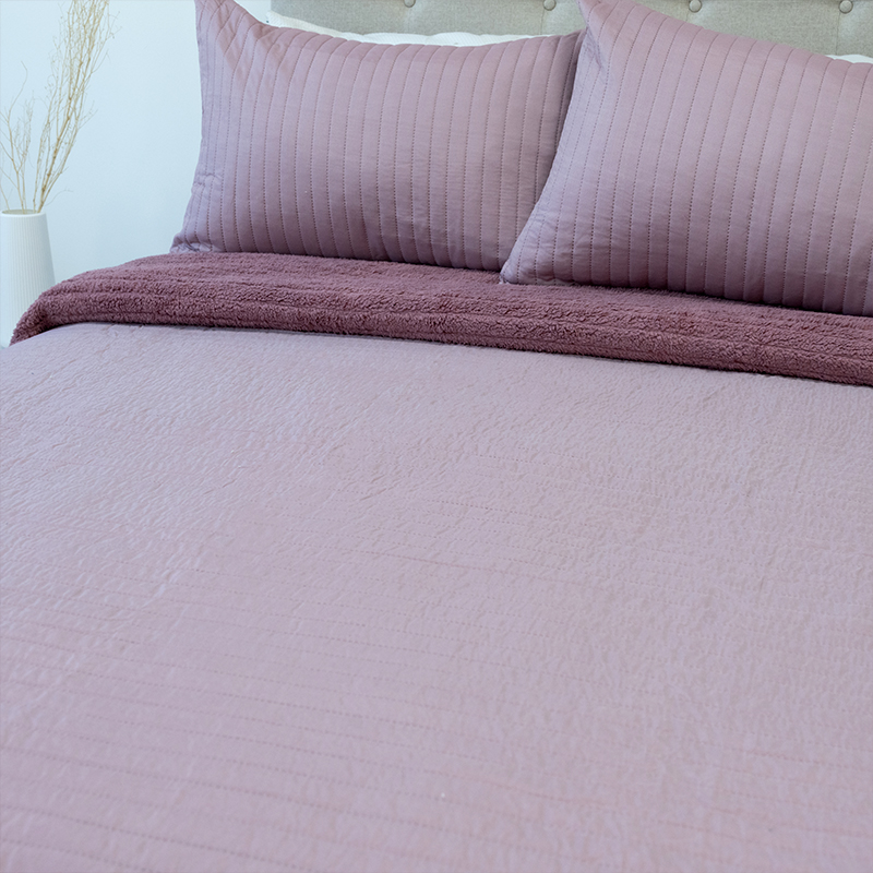Quilt Hotpress Sena Con Sherpa 3 Plazas / Obispo - Doral - Imagen 3