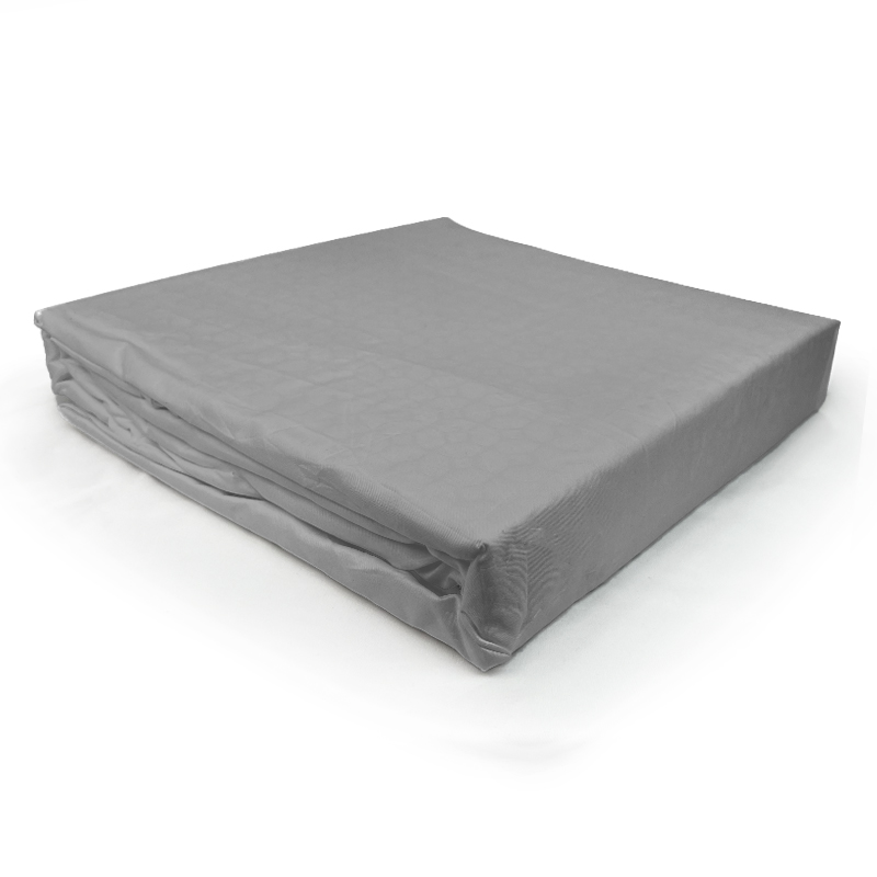 Juego de Sábanas Embossed 1 Plaza / Gris - Doral