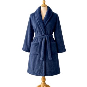Set Bata + Pantuflas Unisex / Azul - Chantilly